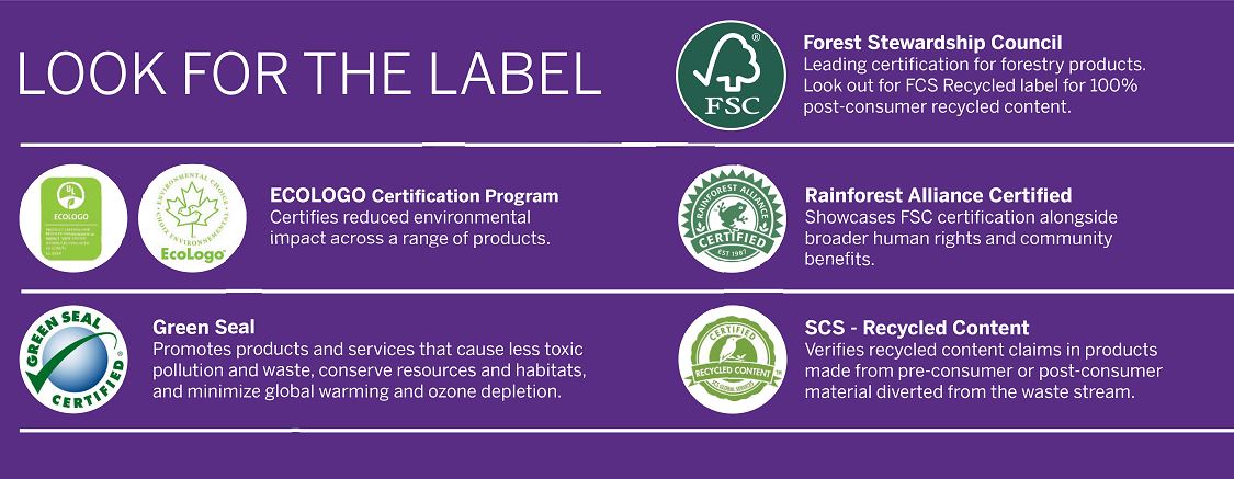 Eco Label table